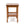 Florian side table finished in a walnut stain with burnished-gold rosettes by Bunny Williams Home