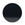 Black circular table top on a white background