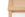 Wooden table corner with a textured surface on a white background
