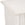 White wooden cabinet with decorative molding on a white background