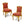 Pair of Unusual Italian Painted Side Chairs one-of-a-kind antique pieces by Bunny Williams Home