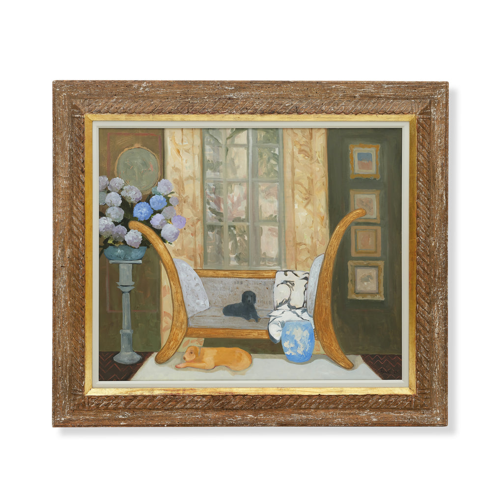 afternoon rest by john funt, 2025 (41" x 45")