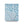 blue and white floral handblocked reversible throw with stitching by Bunny Williams Home