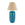 A tall cerulean column lamp by Bunny Williams Home