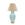 Blue Hive Lamp with gold base by Bunny Williams Home