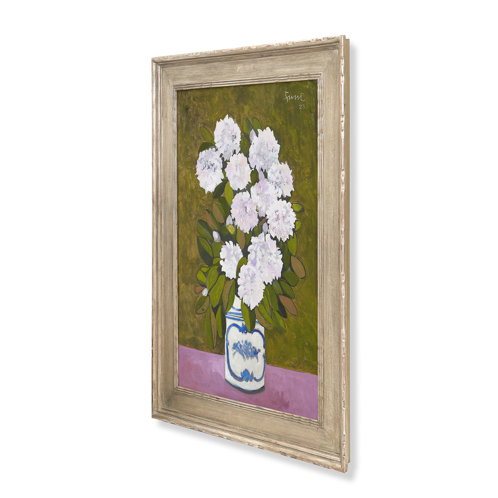 rhododendron maximum by john funt, 2023 (44.5" x 32.5")