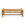 Wicker bench with decorative trim on a white background