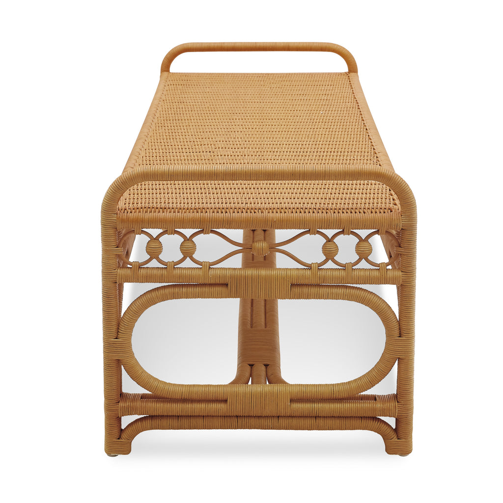 carlisle woven bench side view