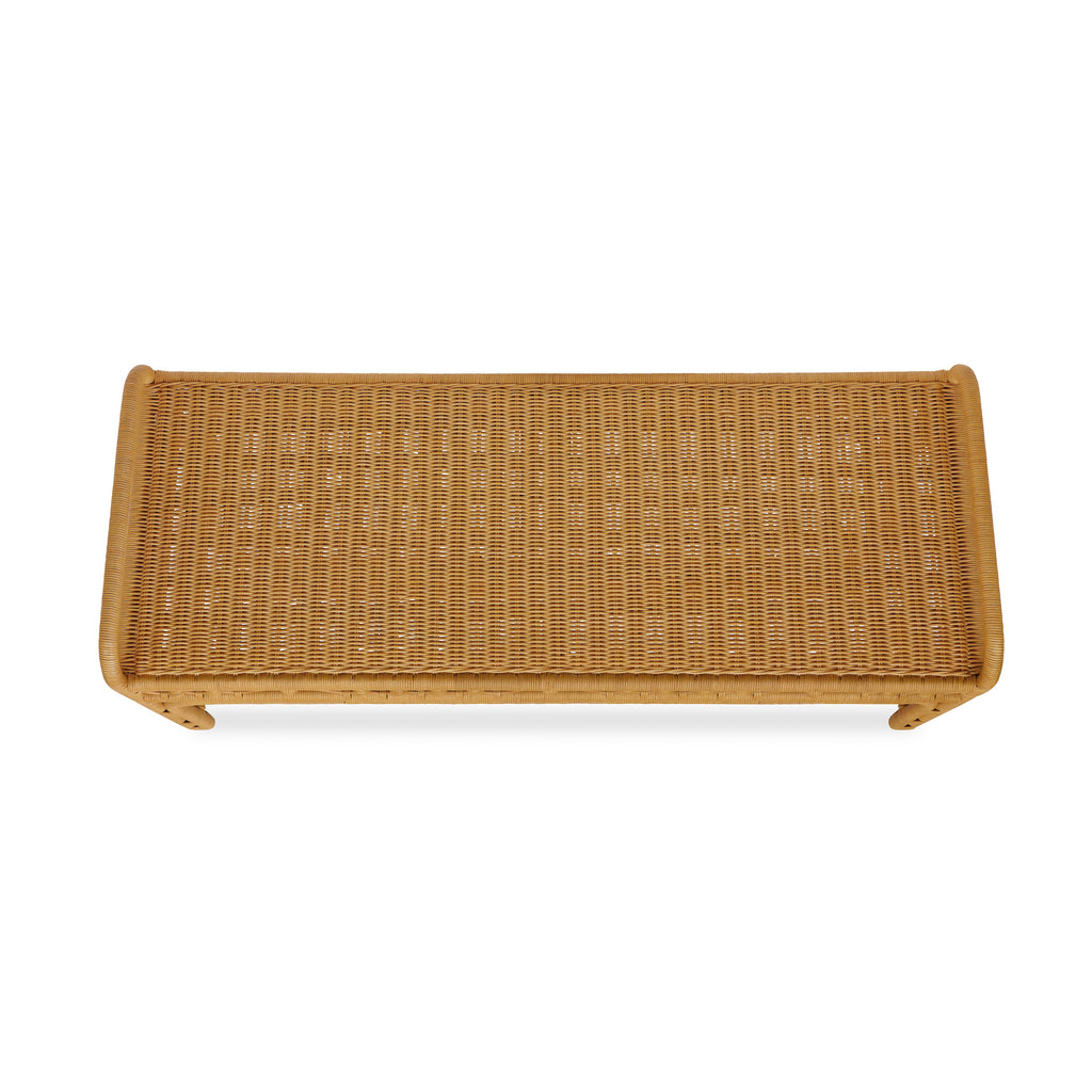 carlisle woven bench top view