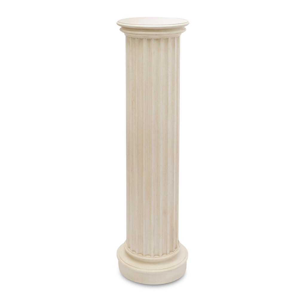 white cassius pedestal