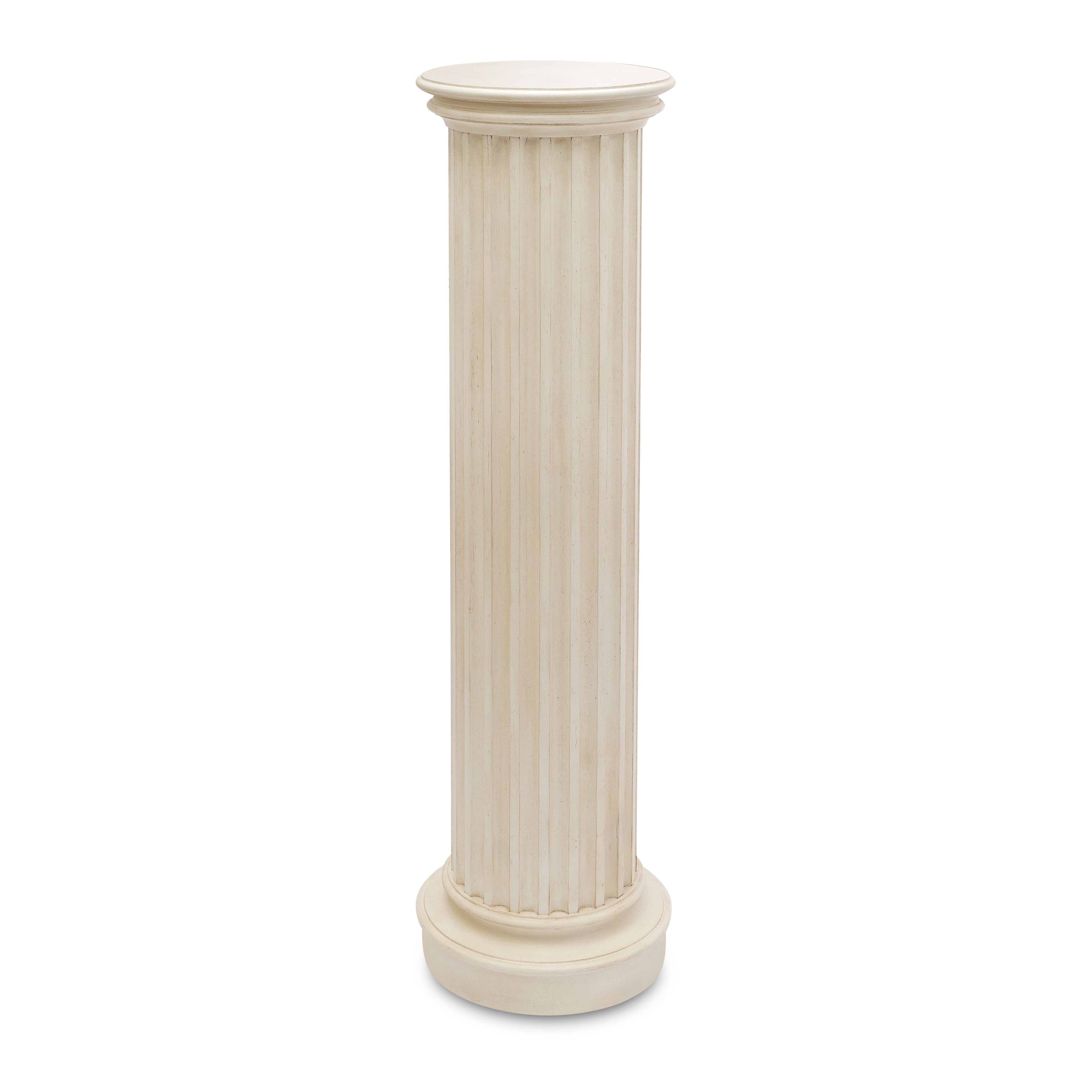 White Cassius Pedestal by Bunny Williams Home
