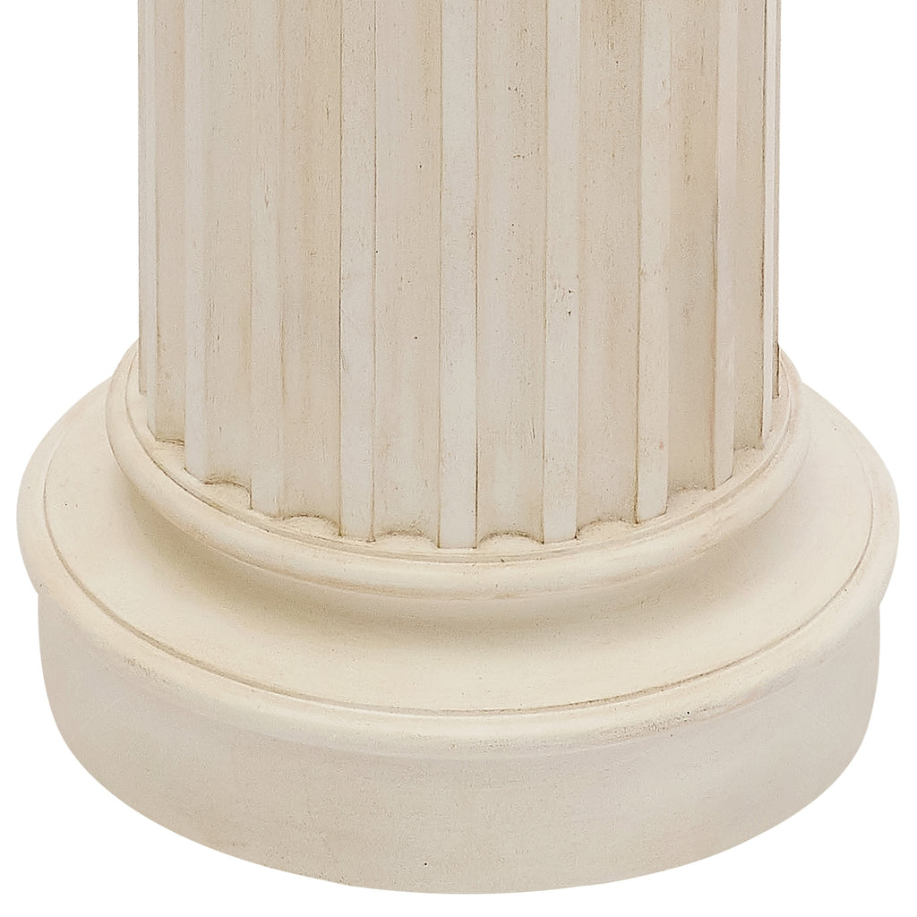 white cassius pedestal