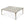 Coffee table with a hand painted mirror top on a white background
