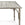 Coffee table with a hand painted mirror top on a white background