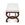 Charlottesville Bench (Mahogany / Cream Linen)