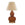 Cinnamon Lamp with gold gilt base by Bunny Williams Home