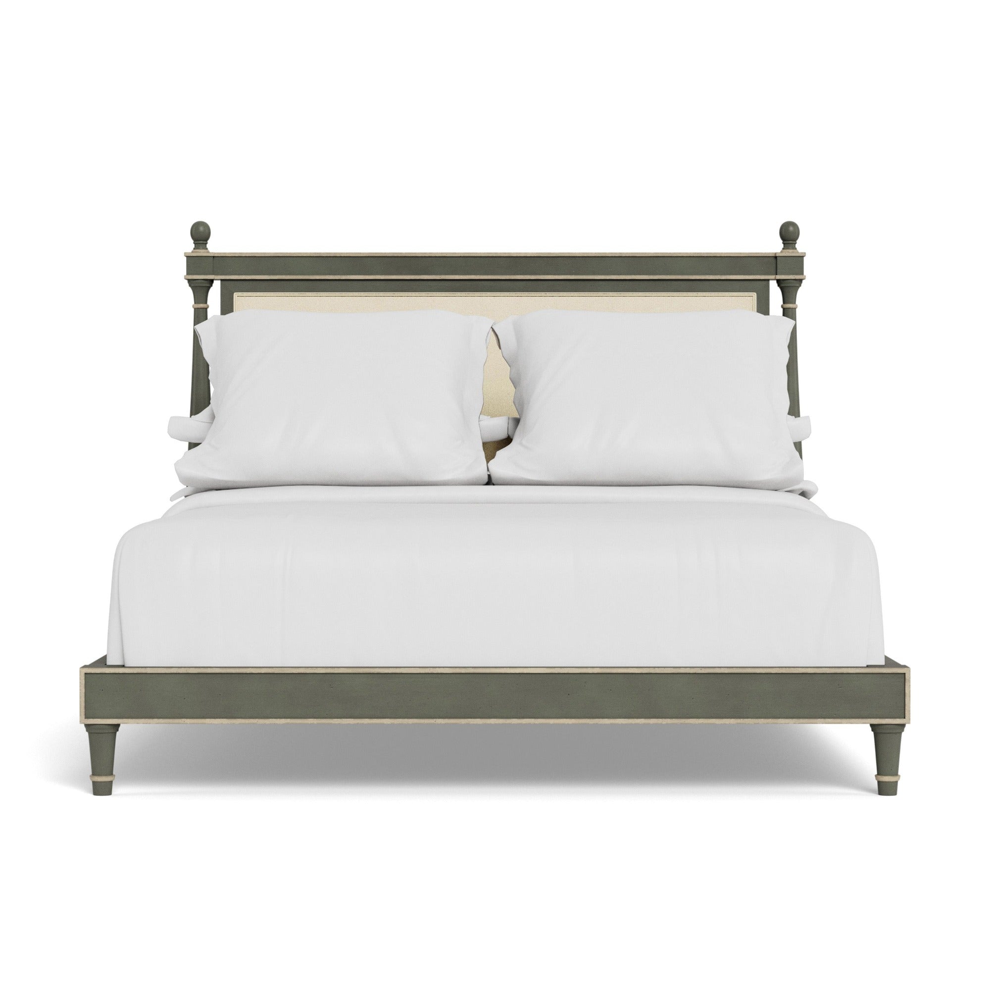 Empire Bed with upholstered Headboard – Bunny Williams Home - Main Image
