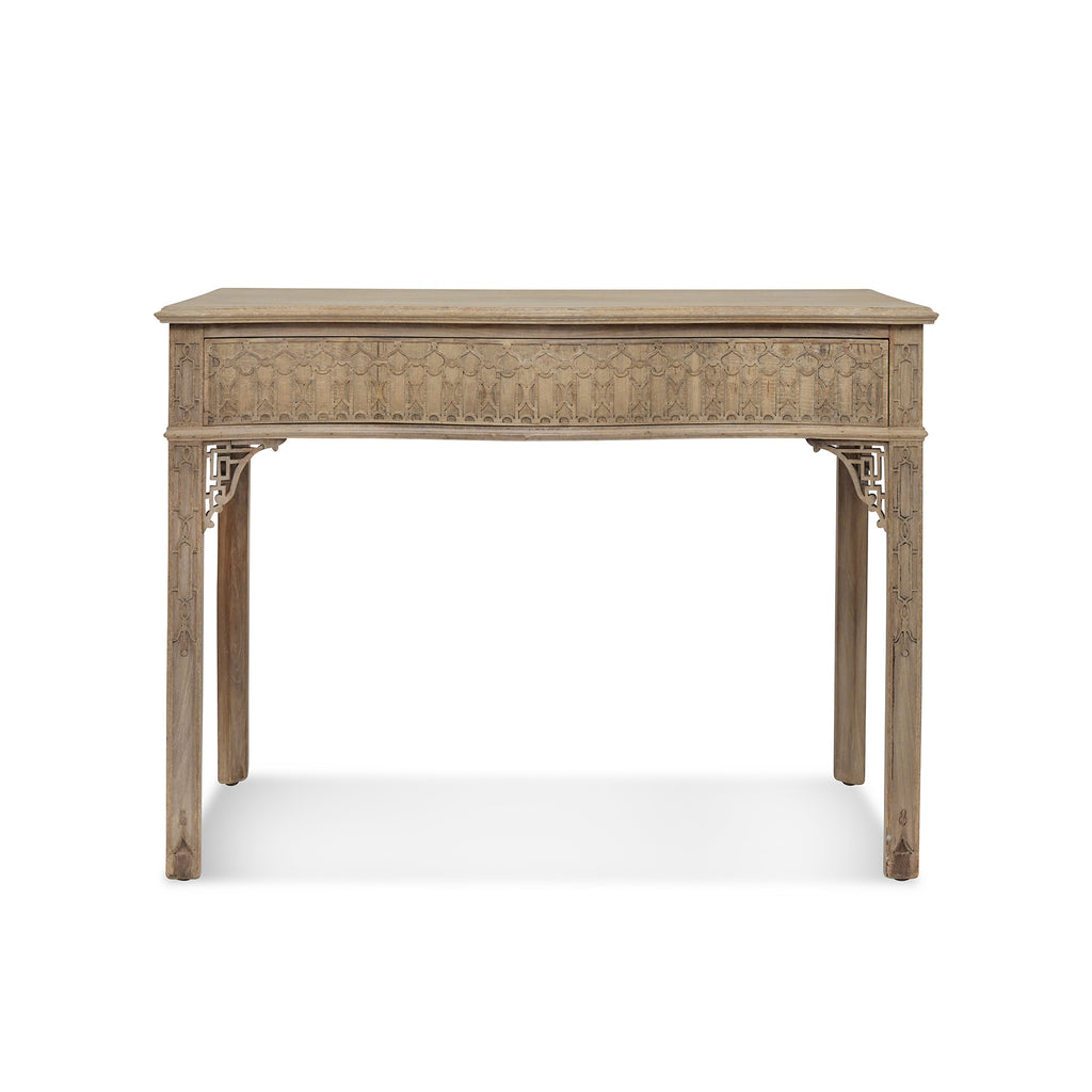 english fretted console tables (pair)