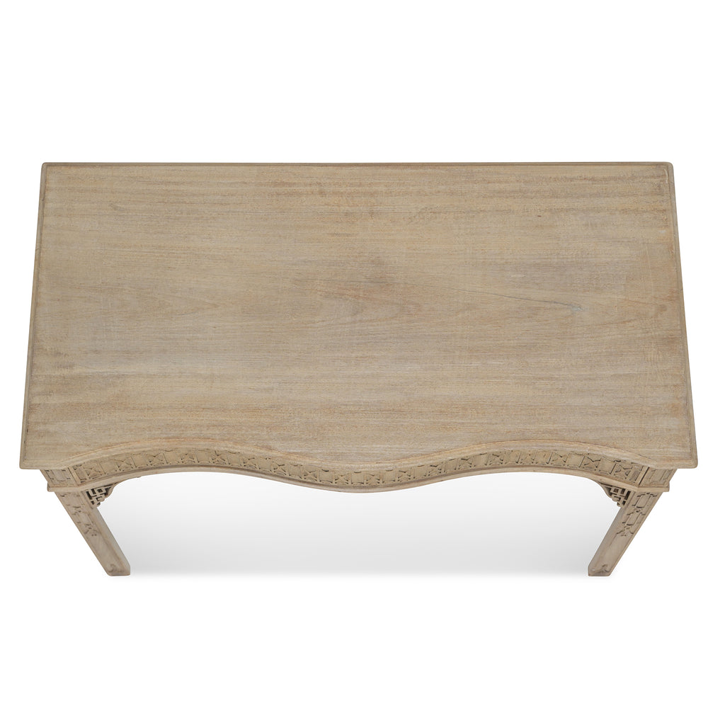 english fretted console tables (pair)