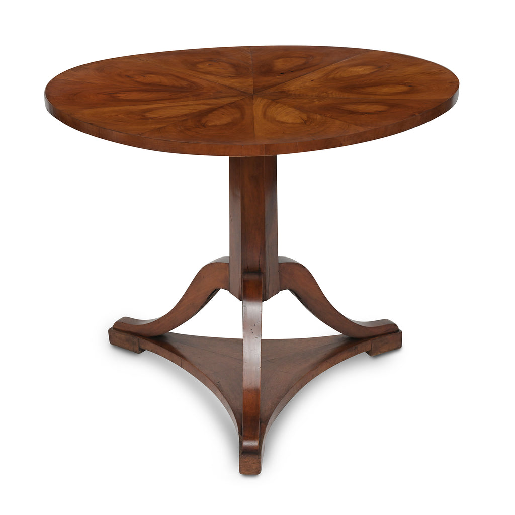 biedermeier round side table