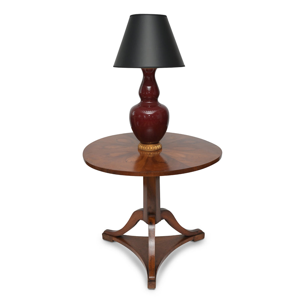 biedermeier round side table