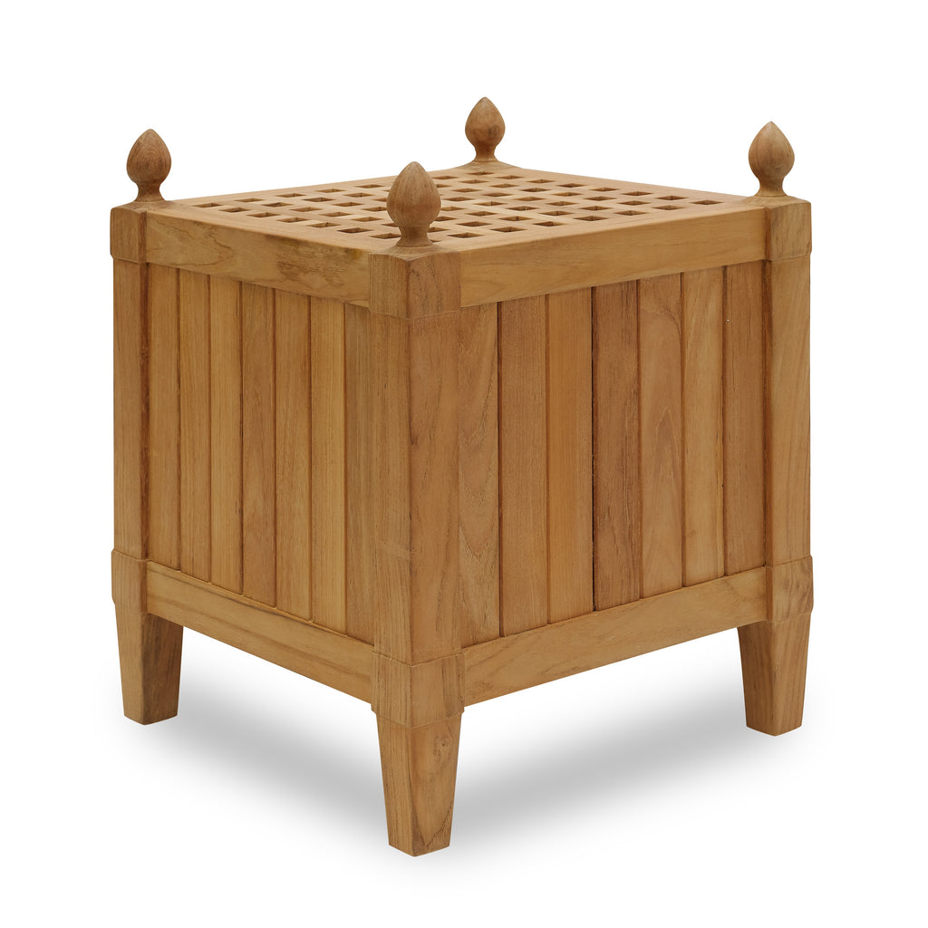 versailles teak drinks table
