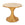 Gold Hourglass side table with a marble top on an octagonal pedestal base by Bunny Williams Home