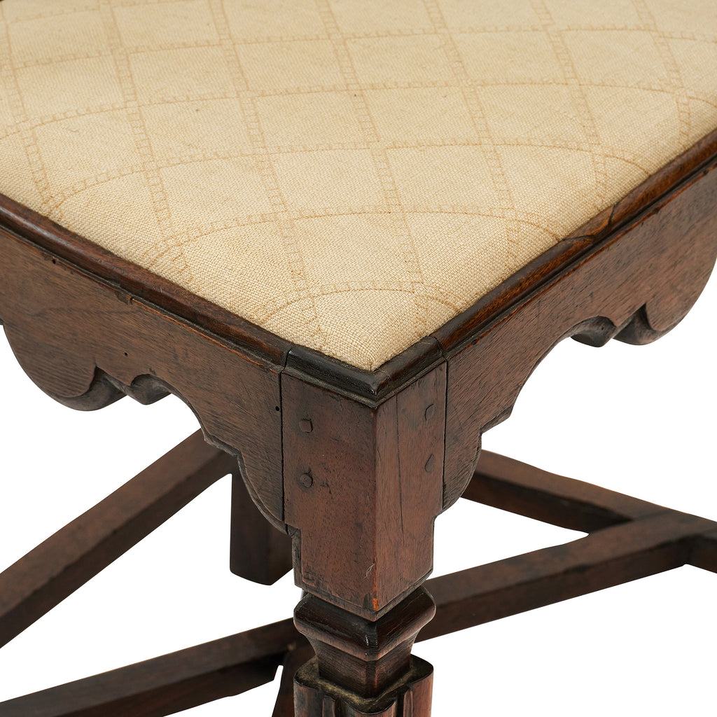 transitional english side chairs (pair)