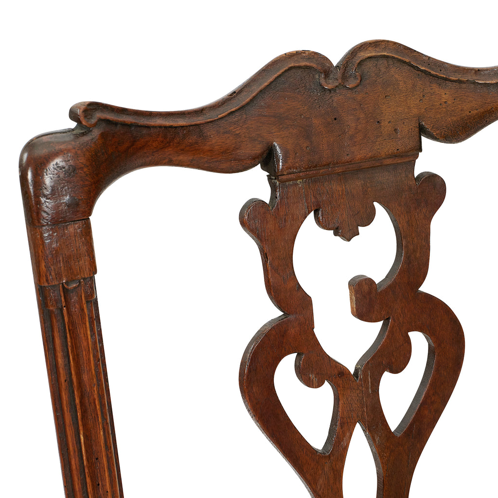 transitional english side chairs (pair)
