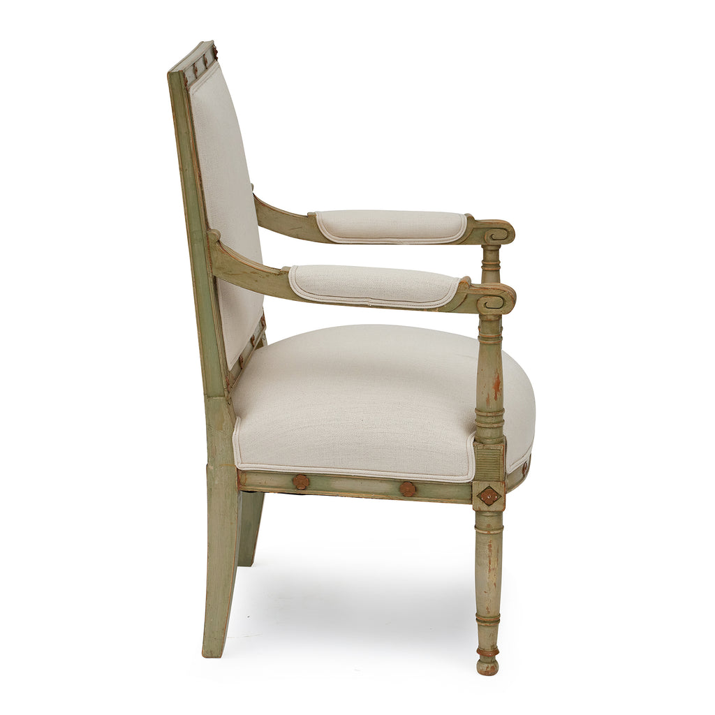 louis xiv style french empire fauteuil chair