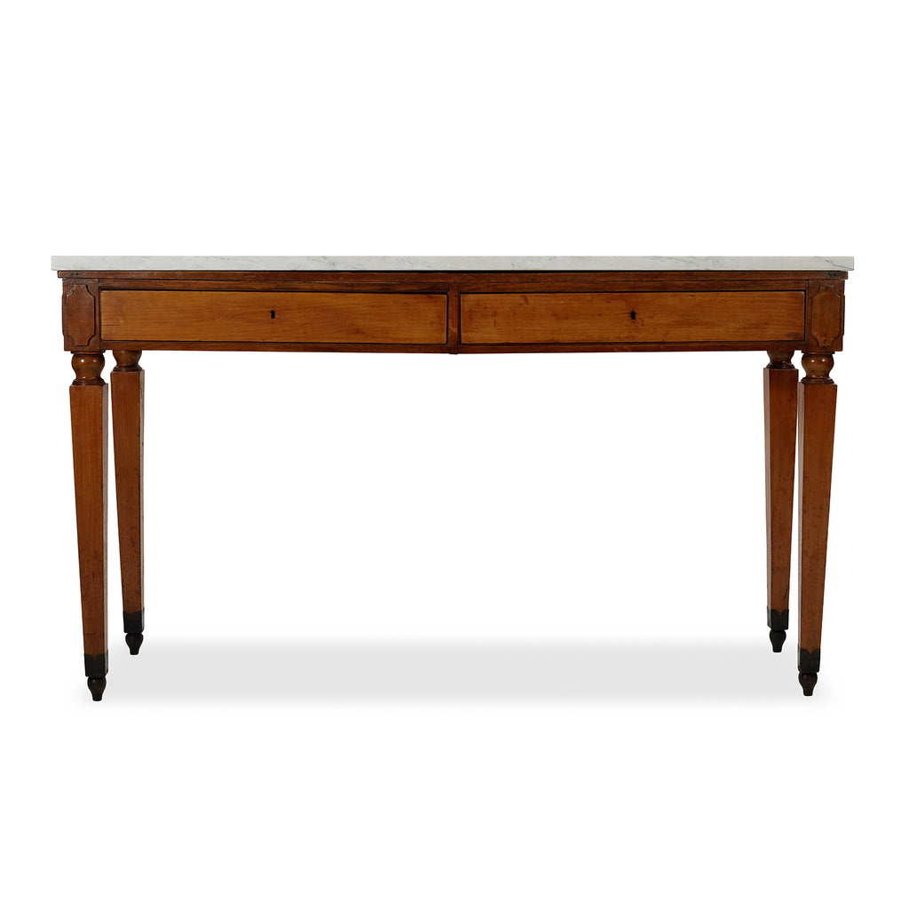 19th century neoclassical console - front view