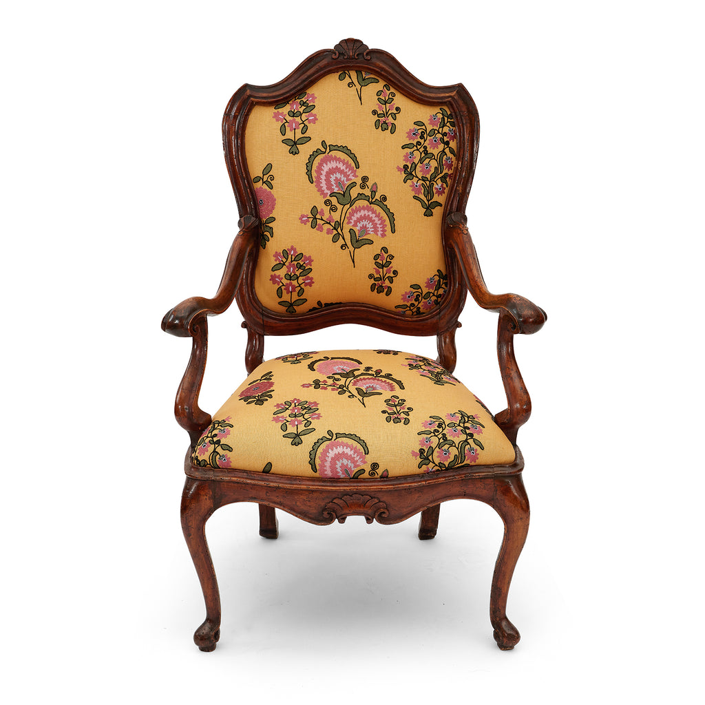 pair of venetian style open armchairs one-of-a-kind antique piece by bunny williams home