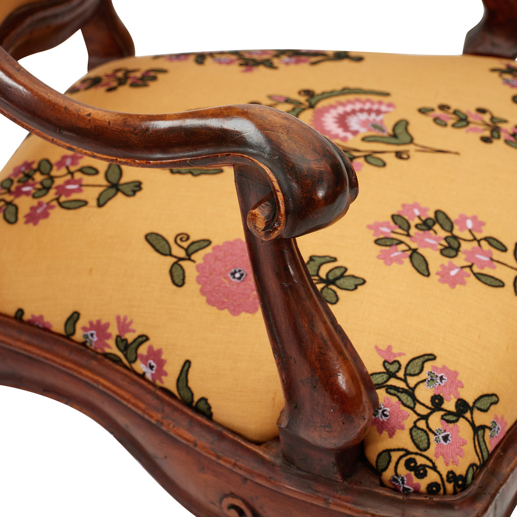 pair of venetian style open armchairs one-of-a-kind antique piece by bunny williams home