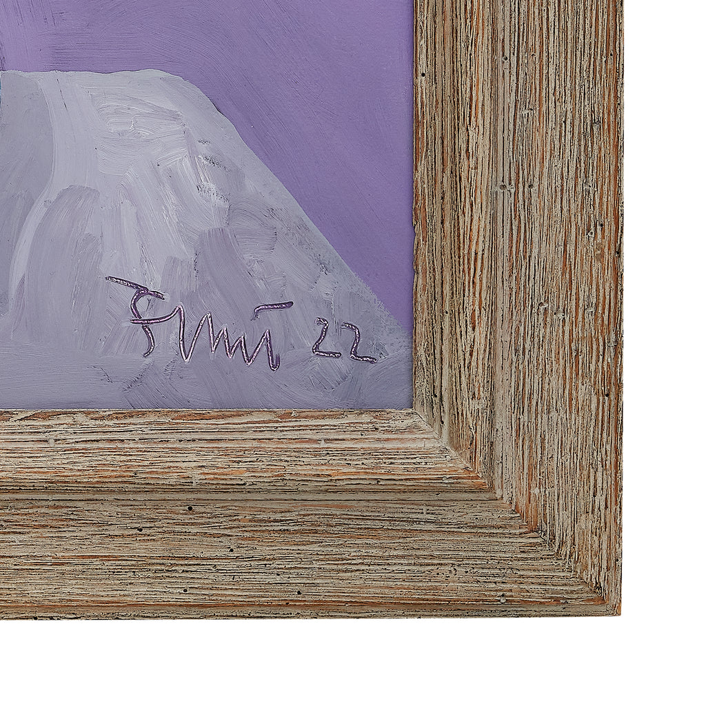 asters in three vases by john funt, 2022 (36" x 36")