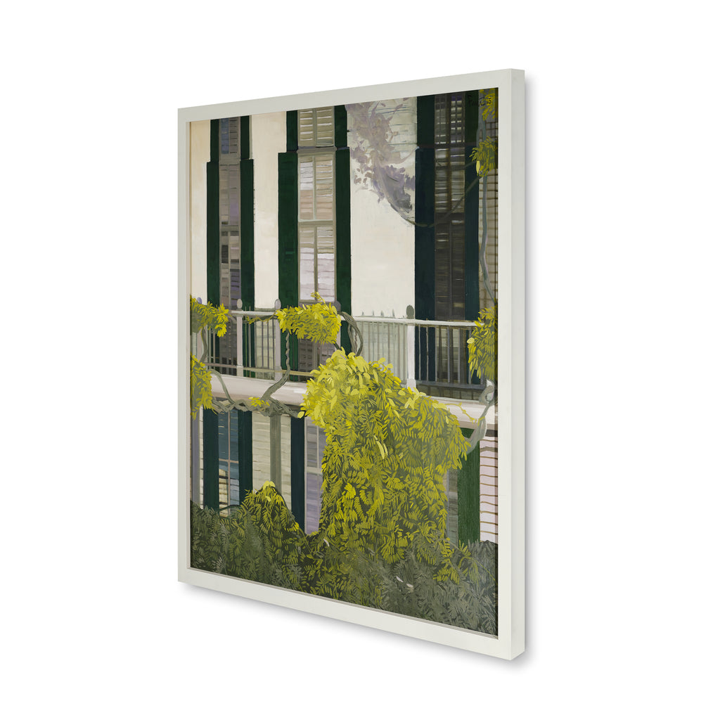 porch and wisteria by john funt, 2015 (50" x 50")