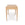 Wooden desk with a drawer on a white background