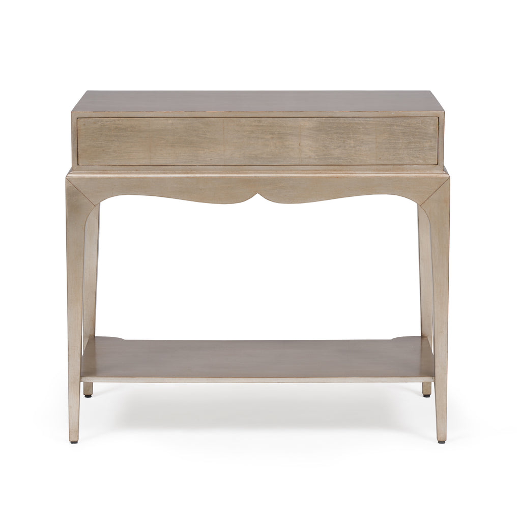 isabella side table (silver)