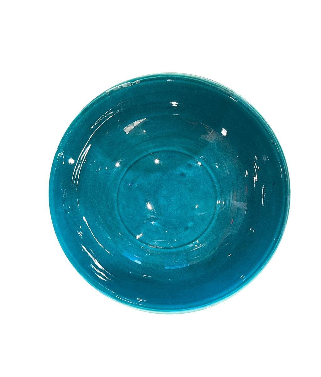 matin malikzada 9" bowl, turquoise