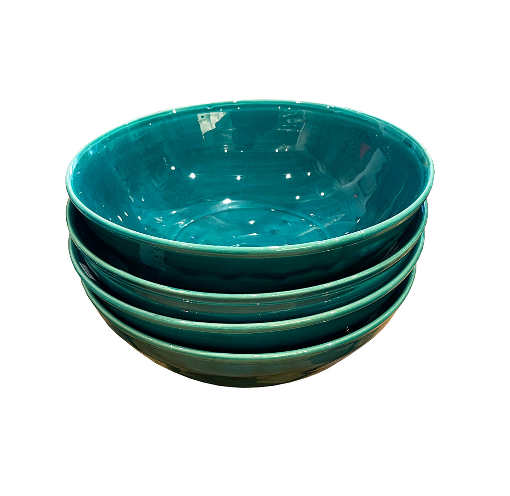 matin malikzada 9" bowl, turquoise