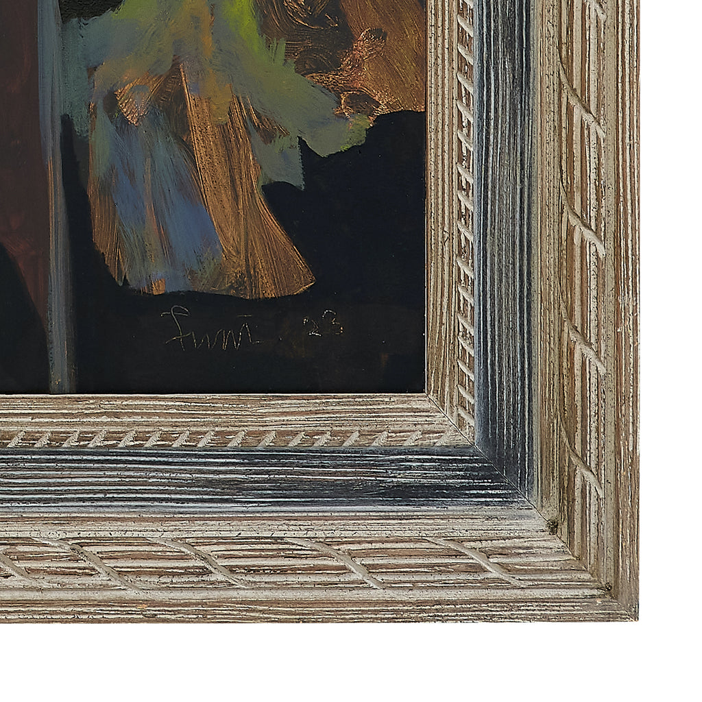 agapanthus by john funt, 2023 (59" x 37")