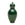 Quantity:Individual ||| green vase with lid