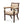 19th Century Carved Mahogany English Egyptian Revival Chairs (Pair)