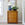 Blue Pheasant Feather ceramic lamp with gold base by Bunny Williams Home