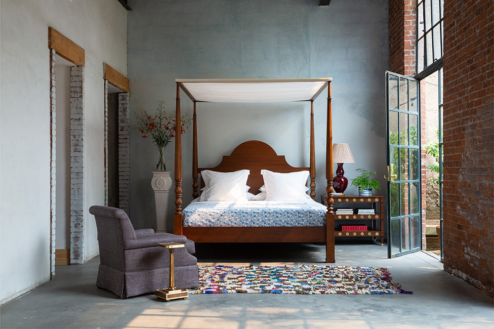 Bunny Williams Flora Throw and Coverlet
