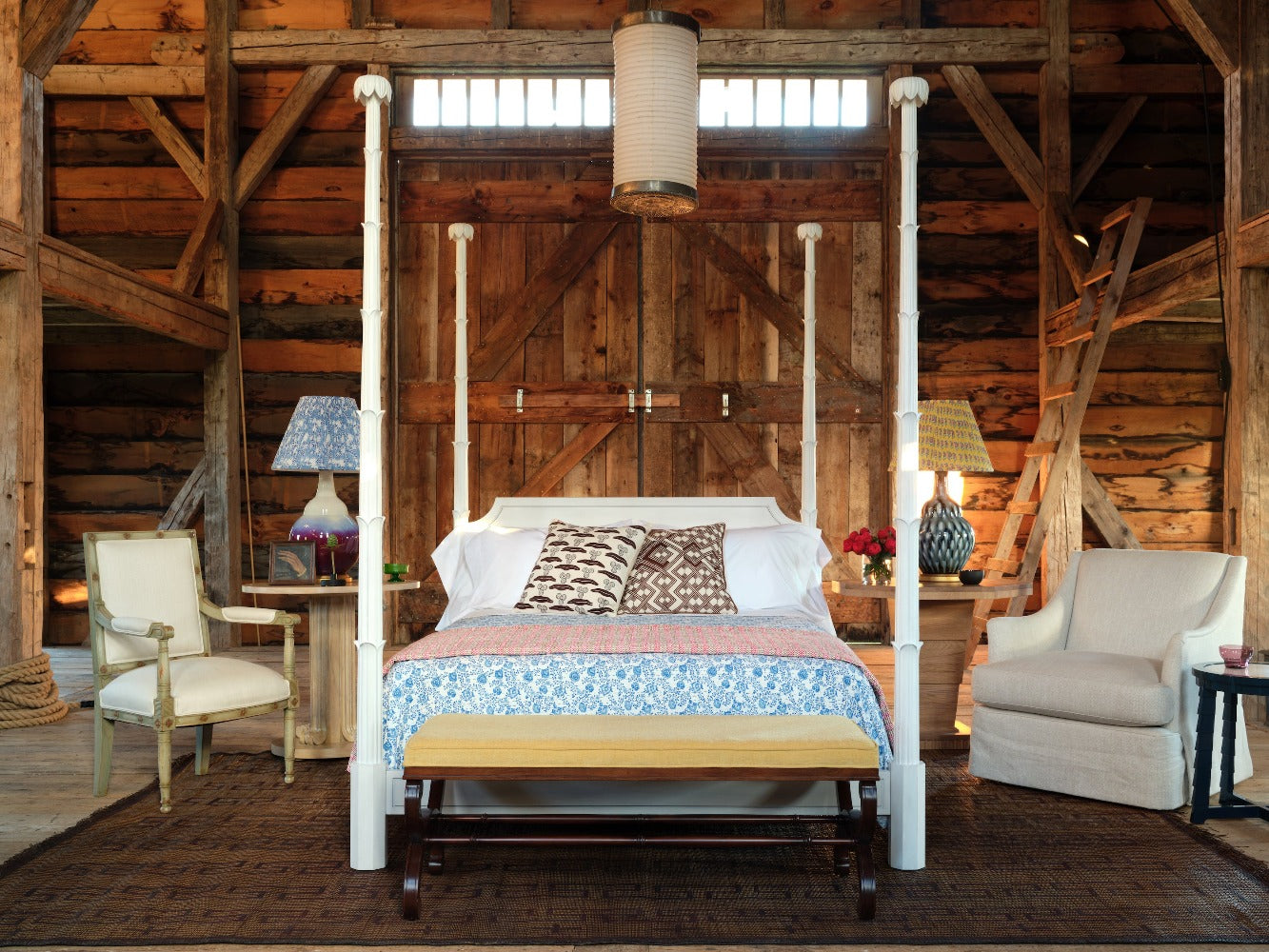 Bunny Williams Flora Throw and Coverlet - Thumbnail 4