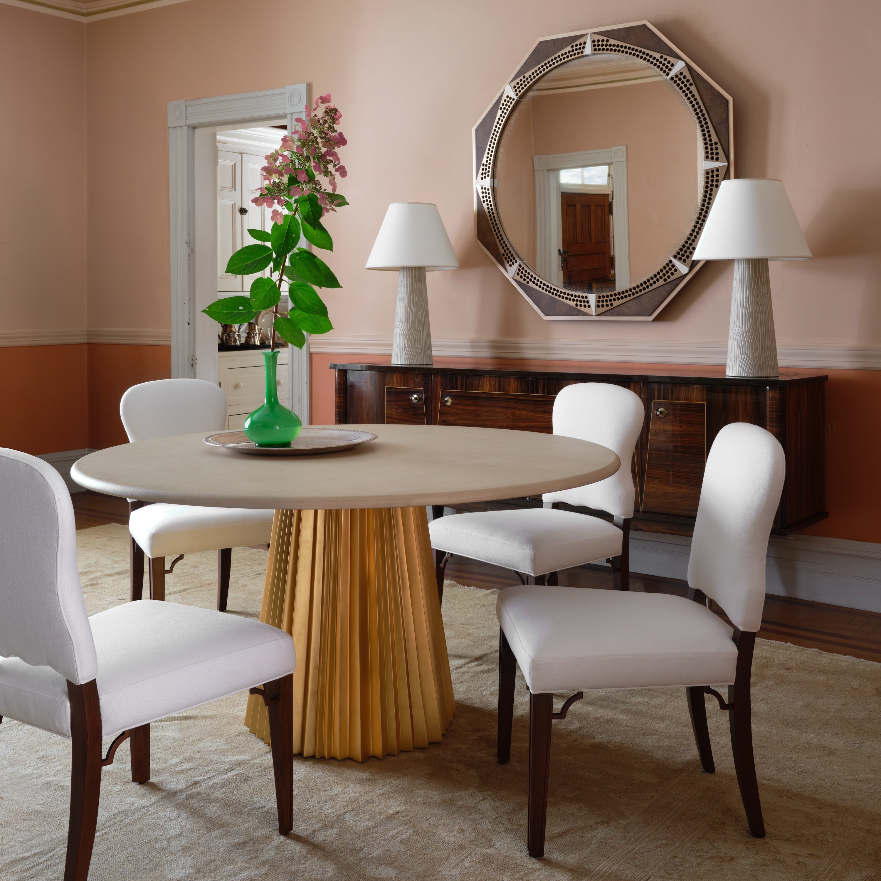 Faux Bois Ceramic Lamp by Bunny Williams Home