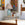 Prickly Poppycape empire pleated lampshade with self welt trim