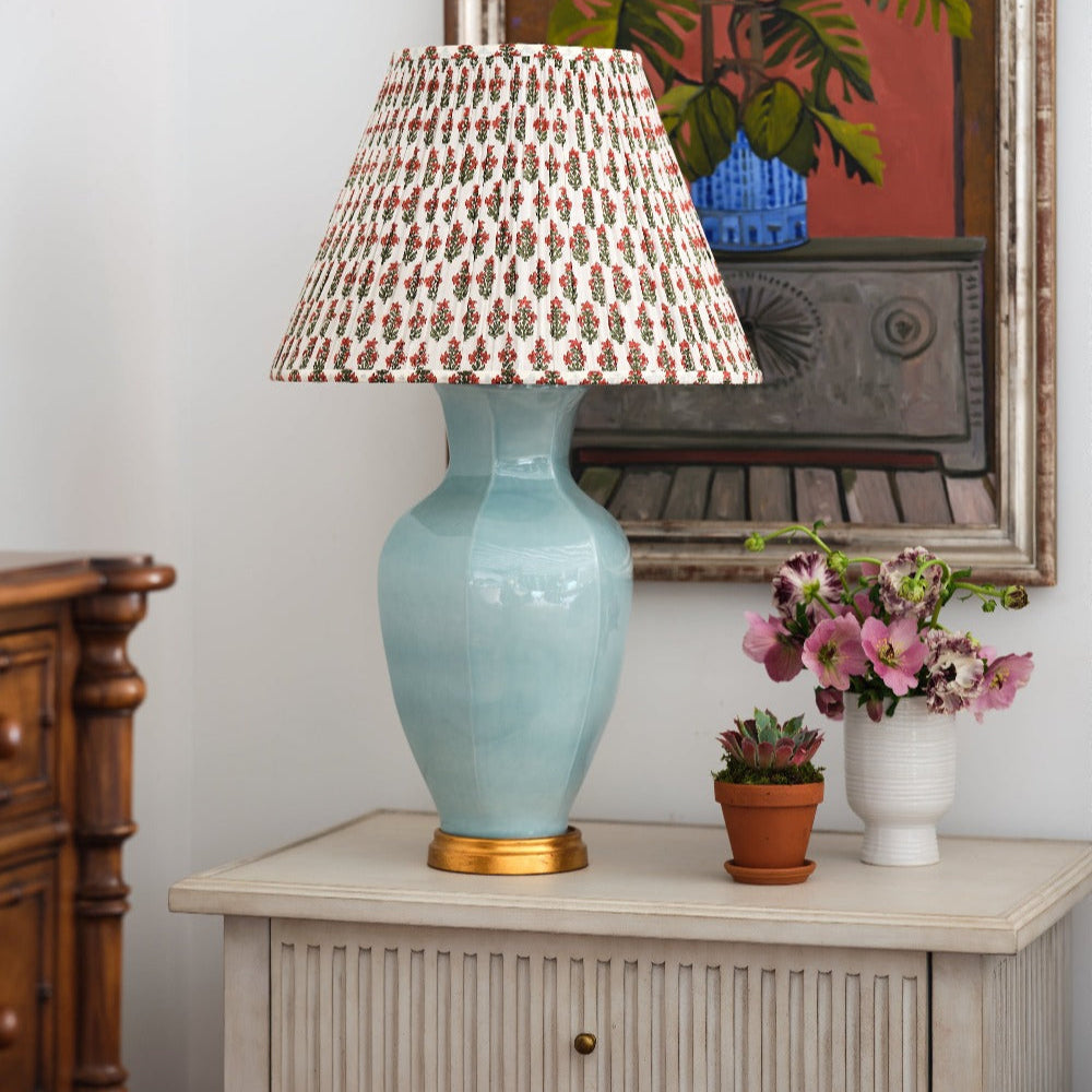 Hive Ceramic Lamp (Blue) – Bunny Williams Home