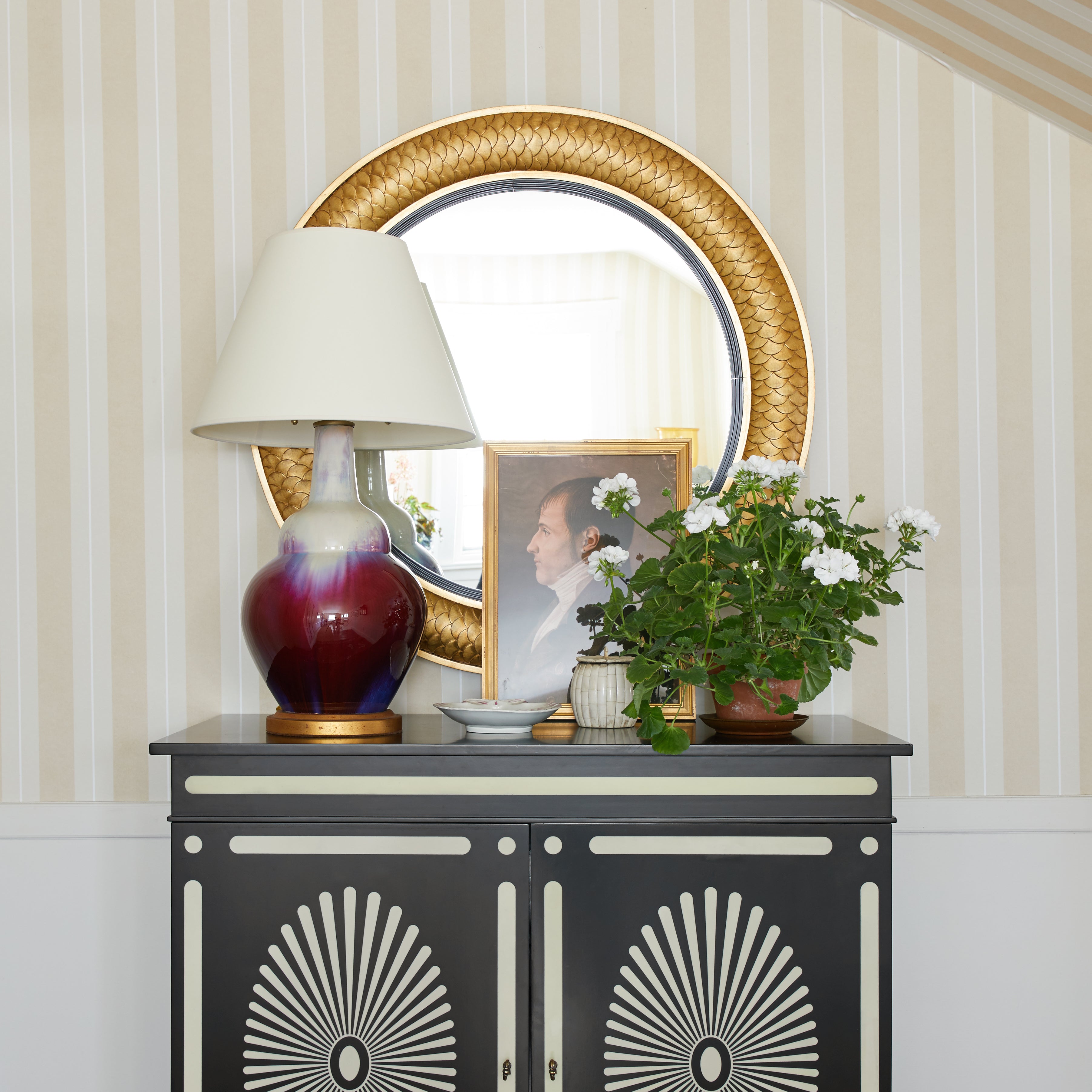 Reverse Regency Mirror - Bunny Williams Home Mirrors