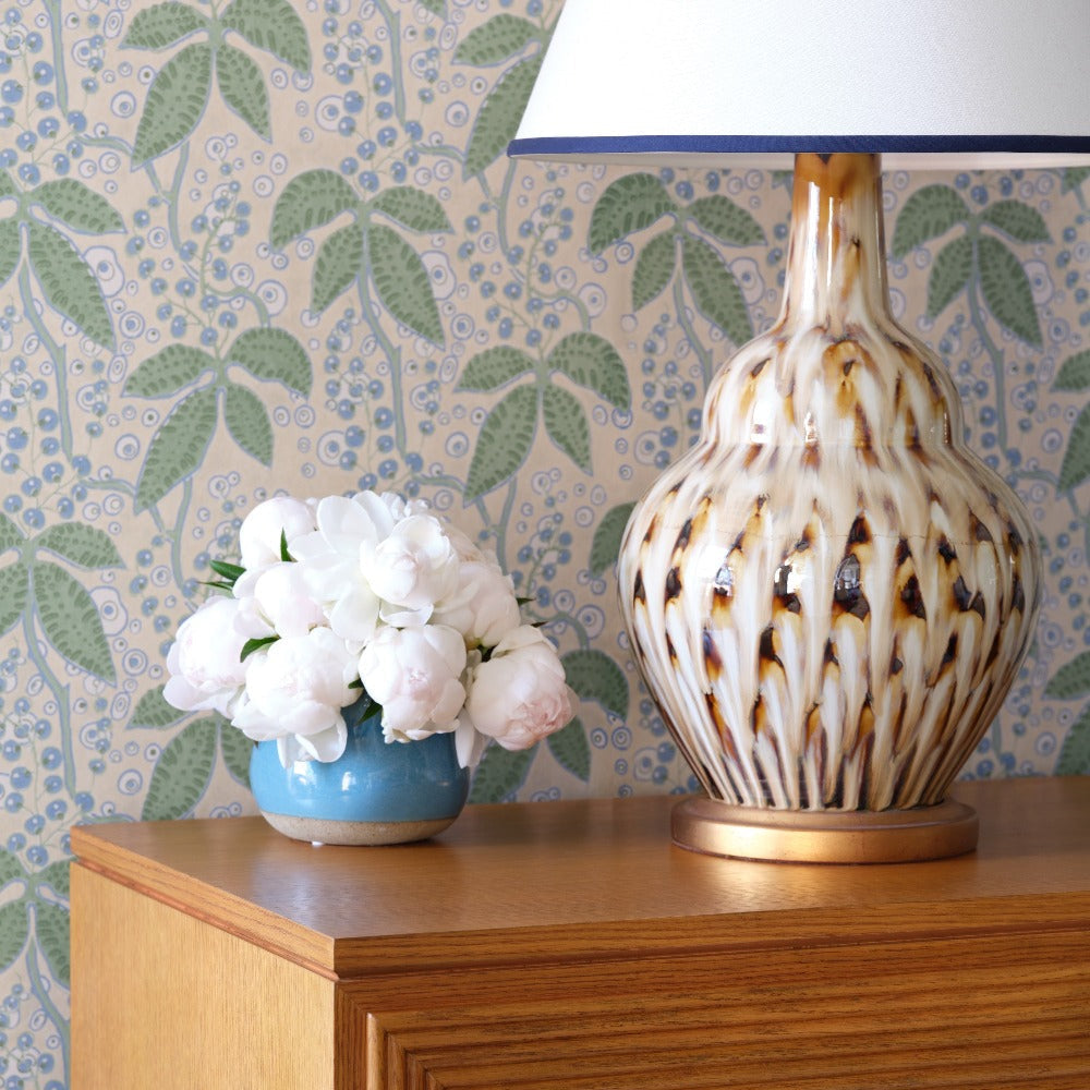 Banda Lampshade (Blue) – Bunny Williams Home